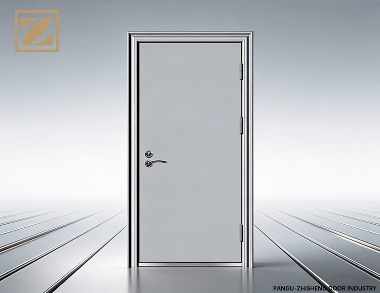 Construction Engineering Flat Panel Fire Door Manufacturers and suppliers in China - PANGU-ZHISHENG DOOR