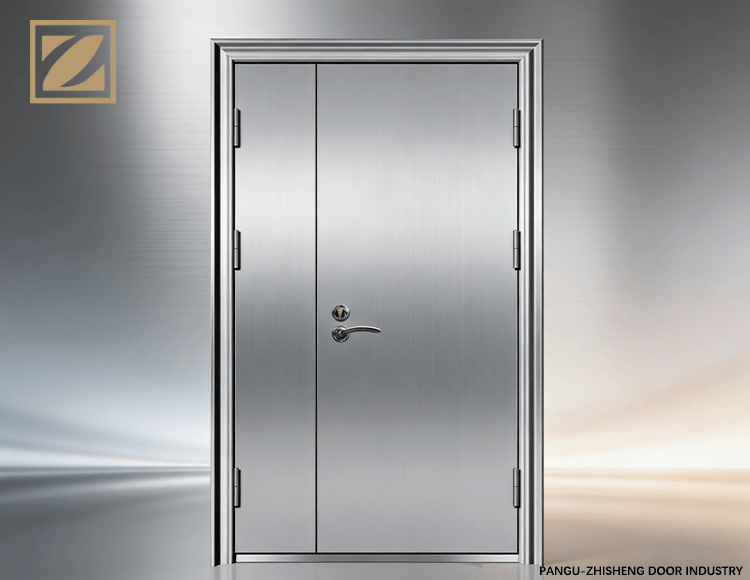 Construction Engineering Flat Panel Fire Door Parent-Child Manufacturers and suppliers in China - PANGU-ZHISHENG DOOR